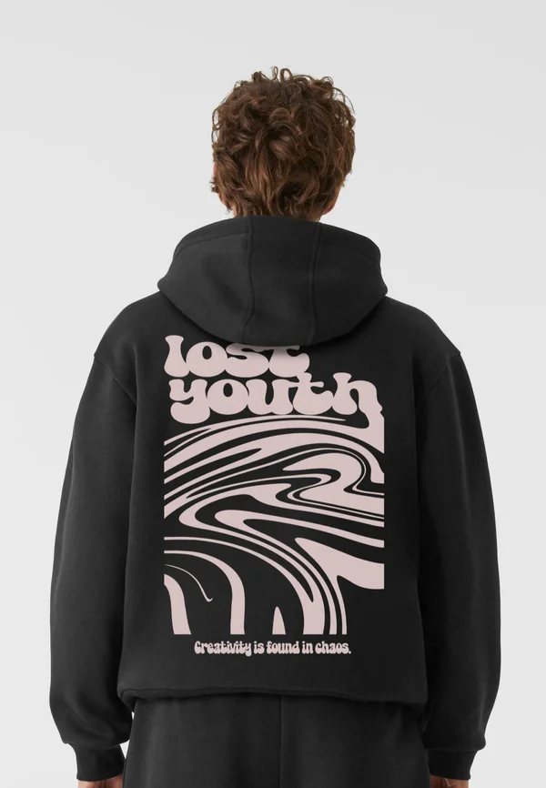 Kapuzenpullover - black