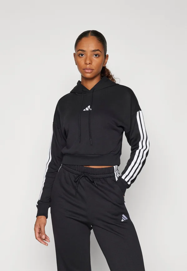 Kapuzenpullover - black/white