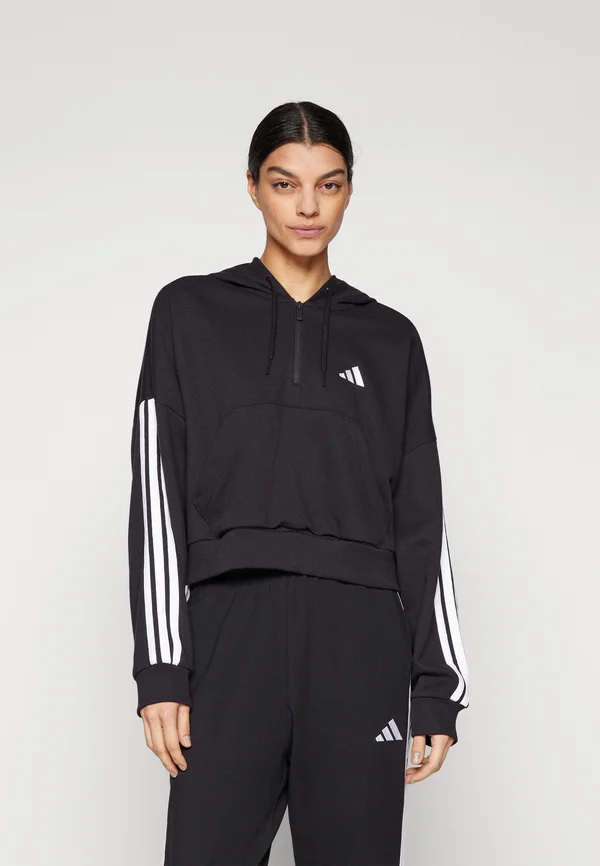 Kapuzenpullover - black/white