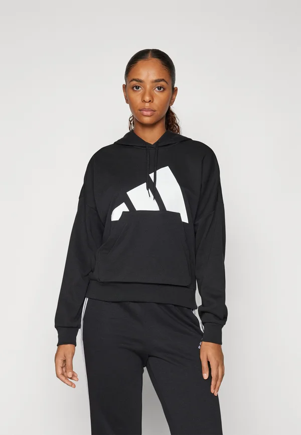 Kapuzenpullover - black/white