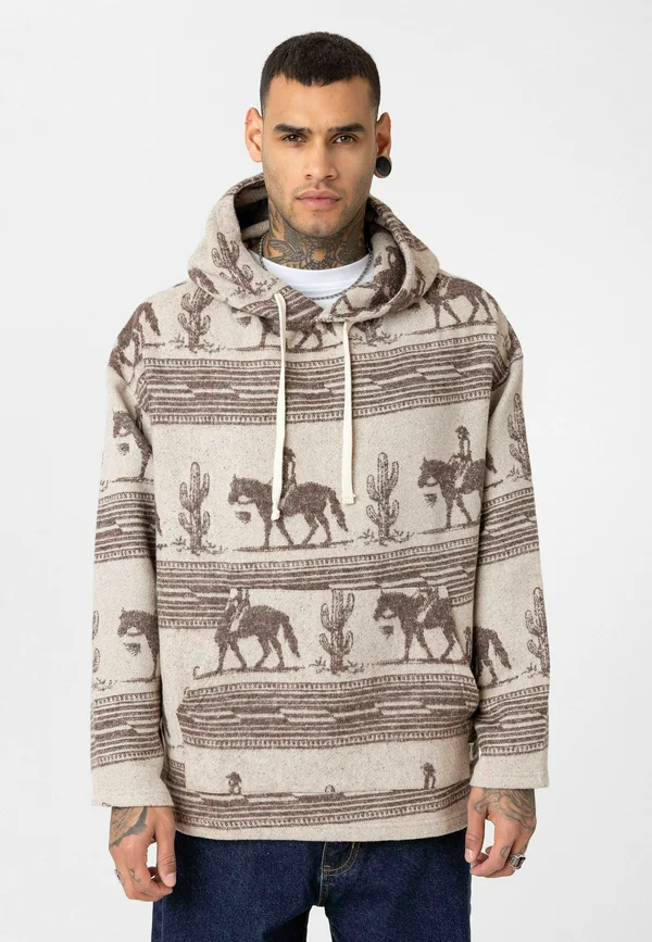 Kapuzenpullover - brown
