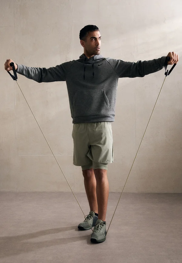 Kapuzenpullover - charcoal /smoke grey/black