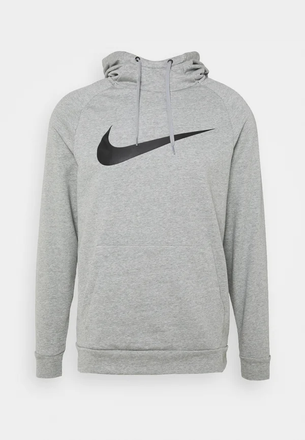 Kapuzenpullover - dark grey heather/black