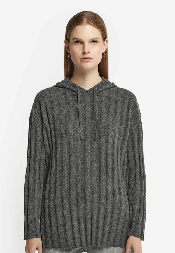 Kapuzenpullover - Dark Grey