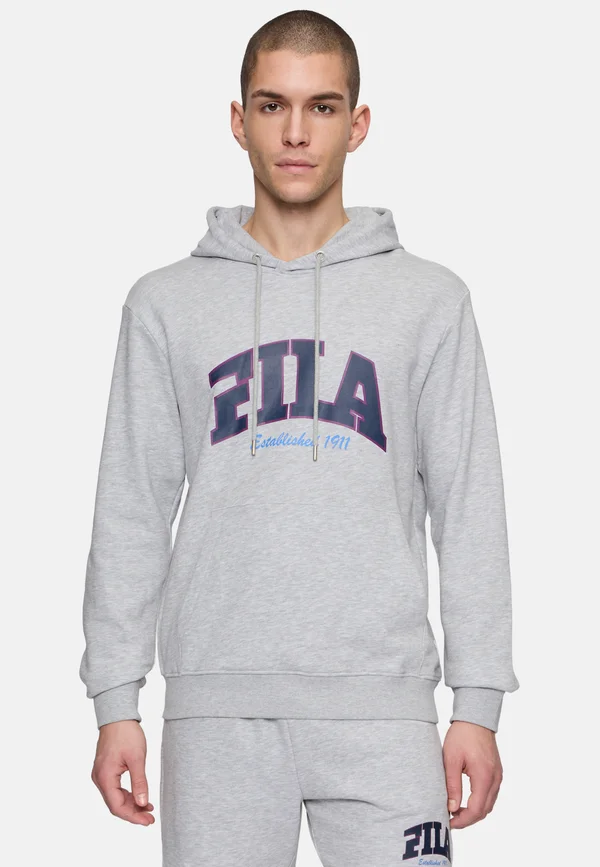 Kapuzenpullover - light grey melange