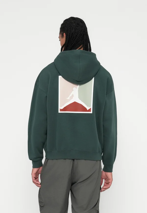 Kapuzenpullover - midnight green/sail