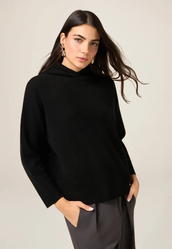 Kapuzenpullover - nero