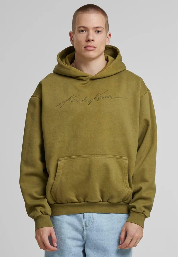 Kapuzenpullover - olive