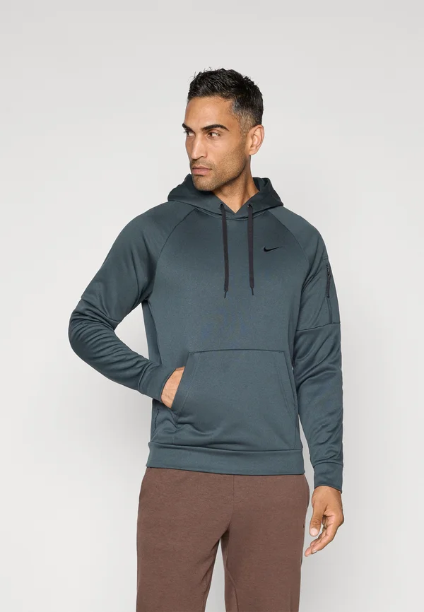 Kapuzenpullover - seaweed/black