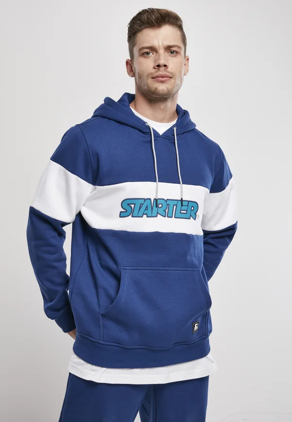 Kapuzenpullover - space blue/white