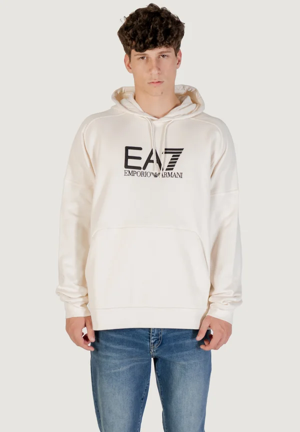 Kapuzenpullover - white/black