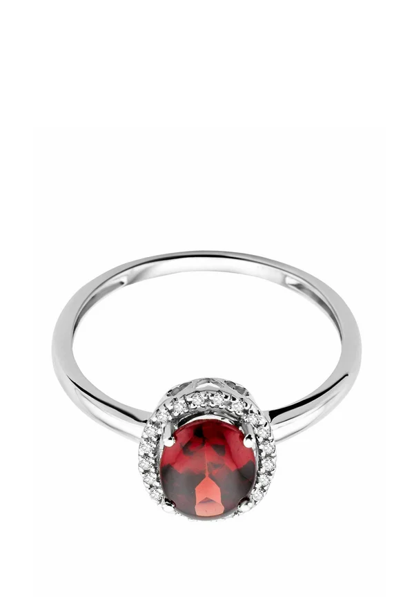 KARAT DIAMOND AND GARNET - Ring - white gold