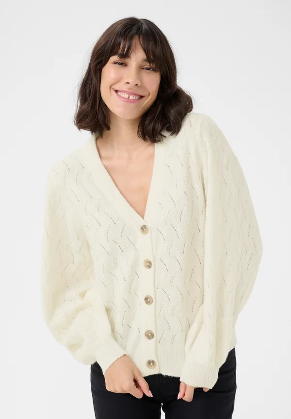 KARITA - Strickjacke - chalk