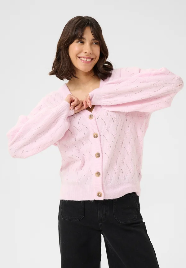 KARITA - Strickjacke - lilac snow