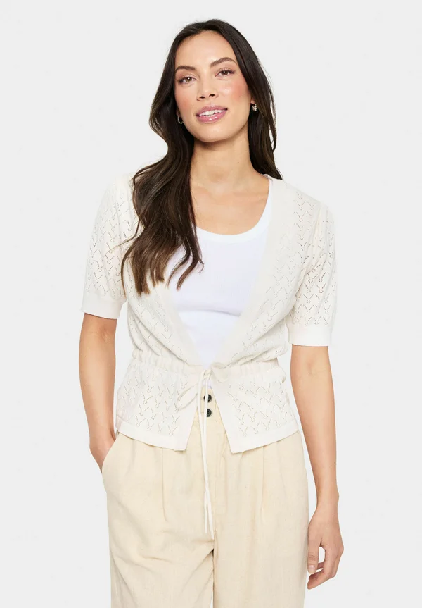 KARNA TIE - Strickjacke - ice