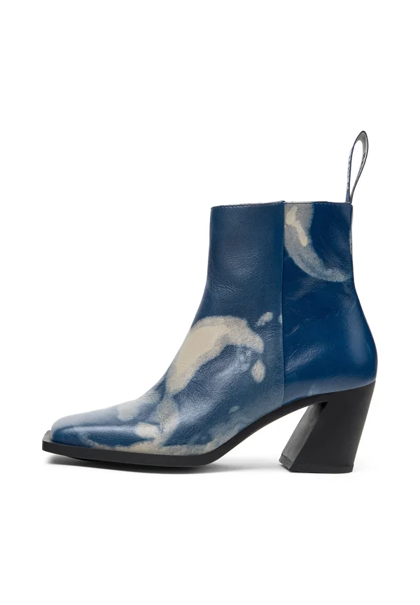 KAROLE - Stiefelette - blau/beige