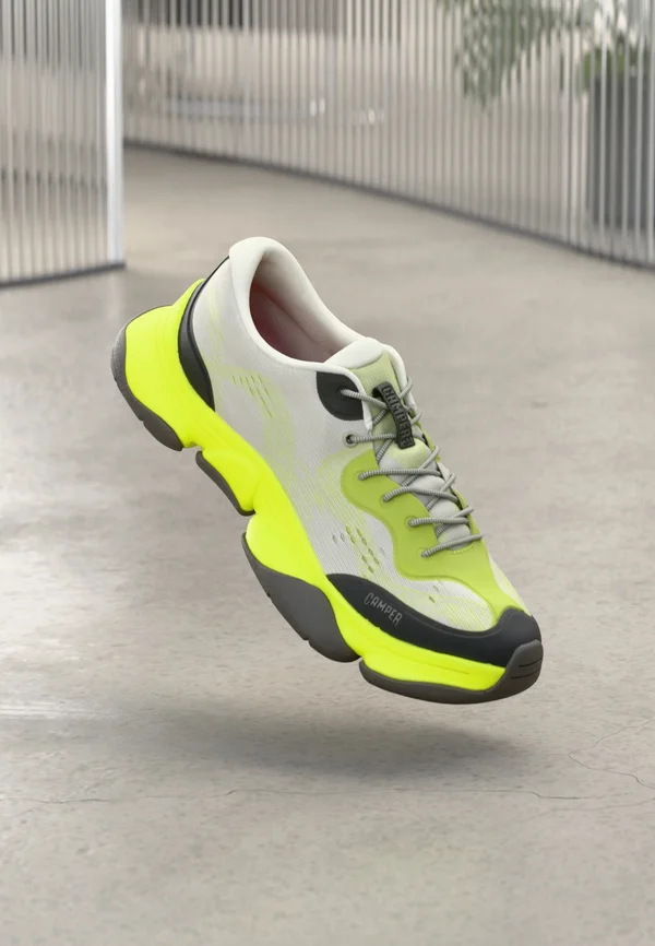 KARST 2 - Sneaker low - light grey/neon green