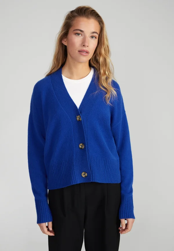 KASCH-MIR CARDIGAN - Strickjacke - skydiver
