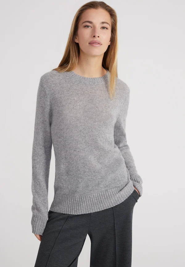KASCH-MIR ROUNDNECK JUMPER  - Strickpullover - light grey melange