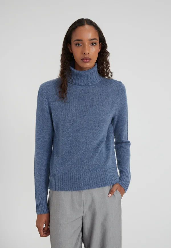 KASCH-MIR TURTLENECK - REGULAR - Strickpullover - blue melange