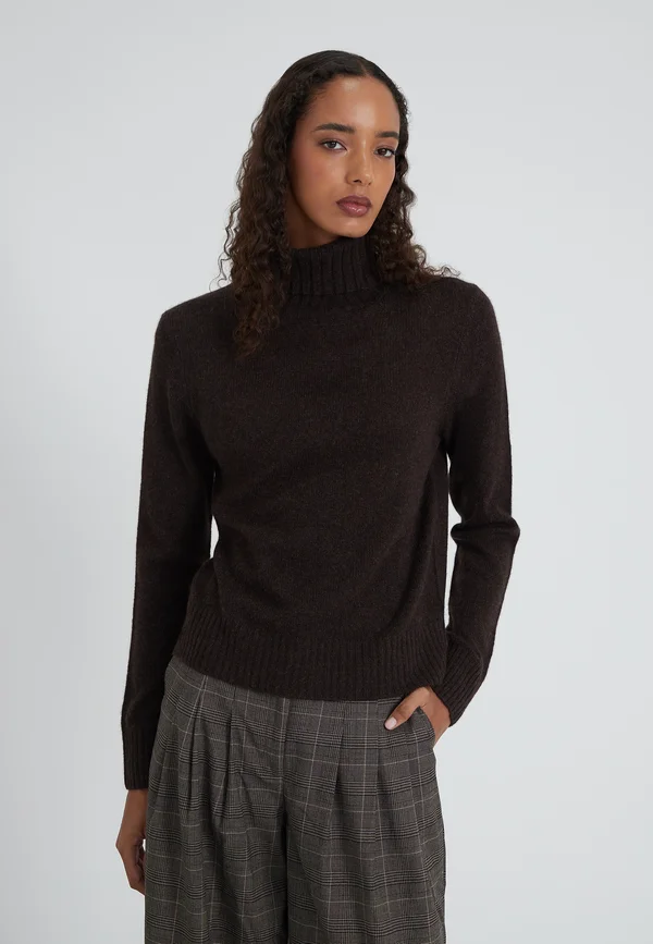 KASCH-MIR TURTLENECK - REGULAR - Strickpullover - coffee