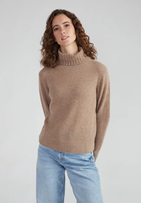 KASCH-MIR TURTLENECK - REGULAR - Strickpullover - nougat