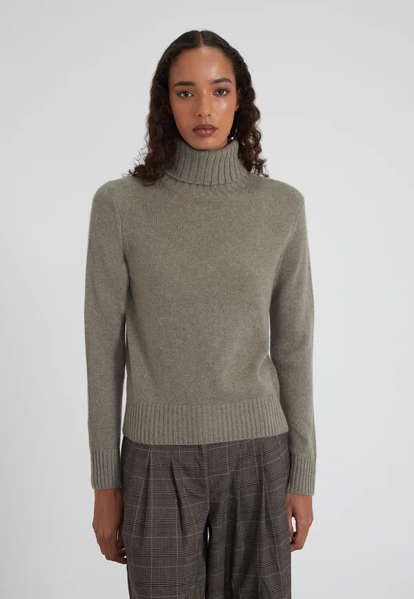 KASCH-MIR TURTLENECK - REGULAR - Strickpullover - olive melange