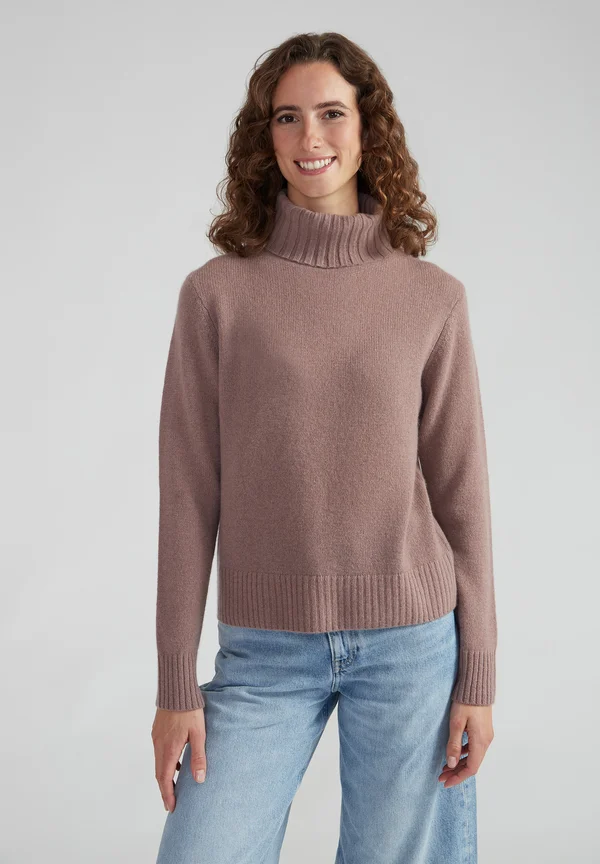 KASCH-MIR TURTLENECK - REGULAR - Strickpullover - rose taupe