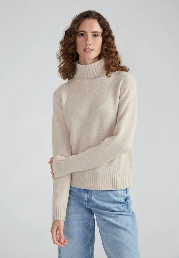 KASCH-MIR TURTLENECK - REGULAR - Strickpullover - sand
