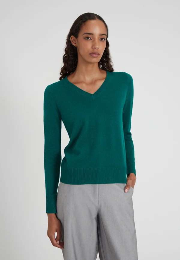 KASCH-MIR V-NECK JUMPER - Strickpullover - forest