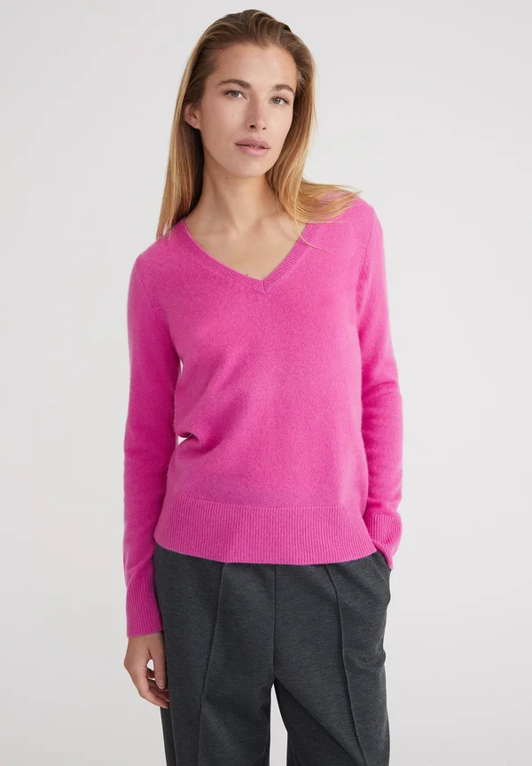KASCH-MIR V-NECK JUMPER - Strickpullover - fuchsia