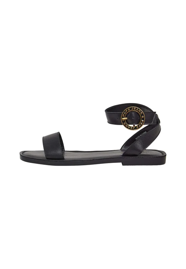 KAT LOGO - Riemensandalette - black