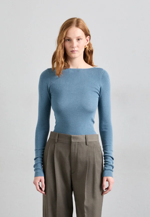 KATHRIN - Strickpullover - stone blue