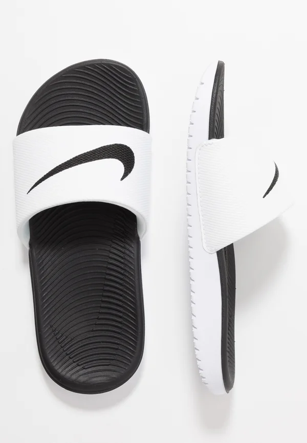 KAWA SLIDE UNISEX - Badesandale - white/black