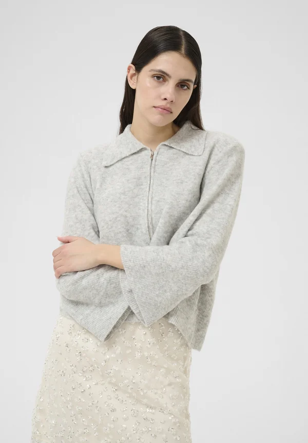 KBCAMERON PULLOVER - Strickpullover - opal gray melange
