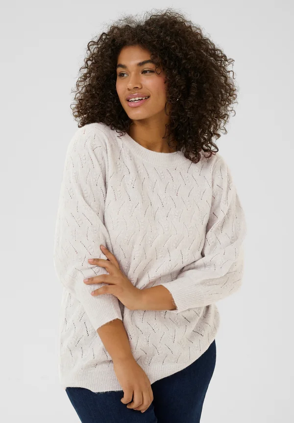 KCANITA - Strickpullover - light grey melange
