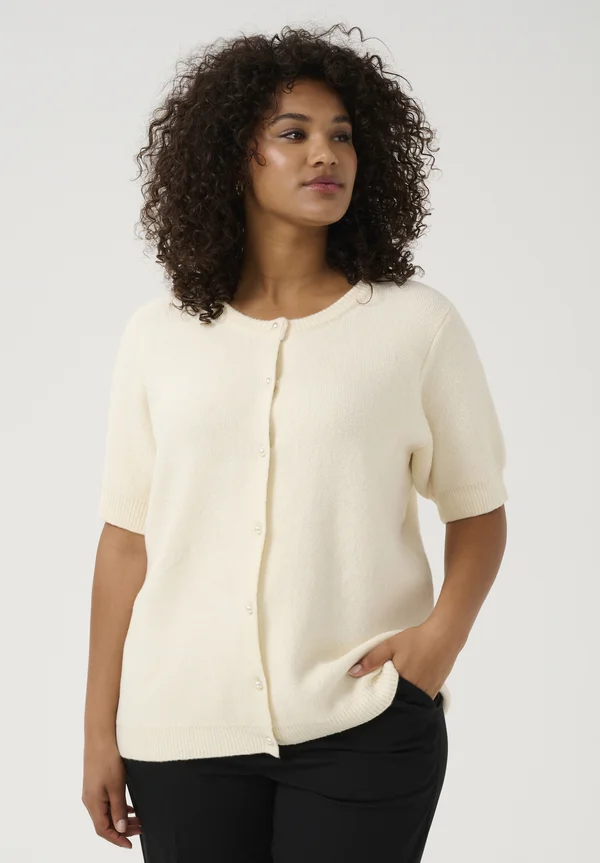 KCVERINA - Strickjacke - chalk