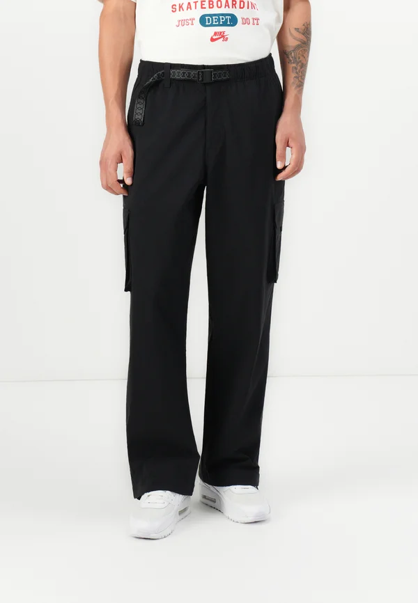 KEARNY - Cargohose - black/white