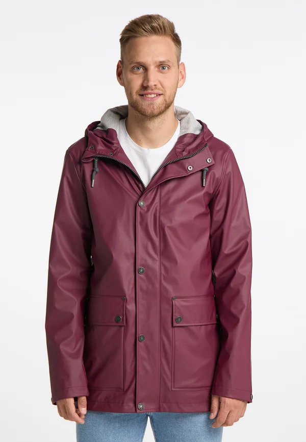 KEEPSUDRY - Regenjacke / wasserabweisende Jacke - weinrot