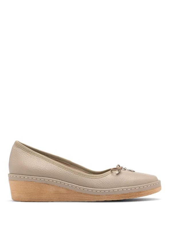 Keilpumps - beige