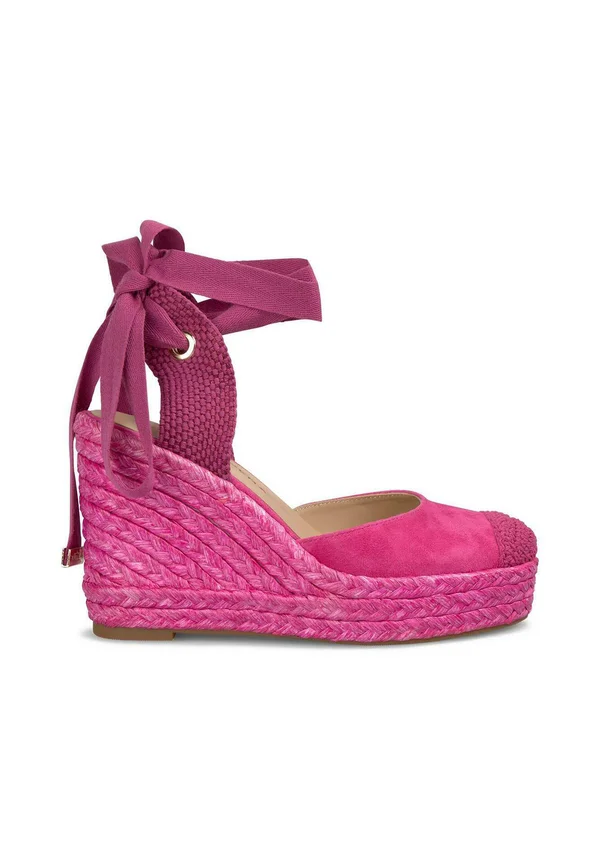 Keilpumps - fucsia jaspeado