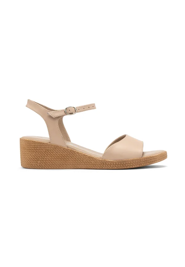 Keilsandalette - beige