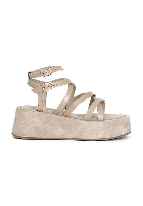 Keilsandalette - beige