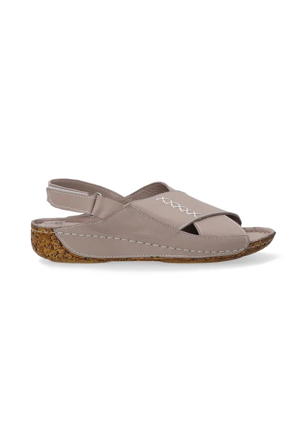 Keilsandalette - beige