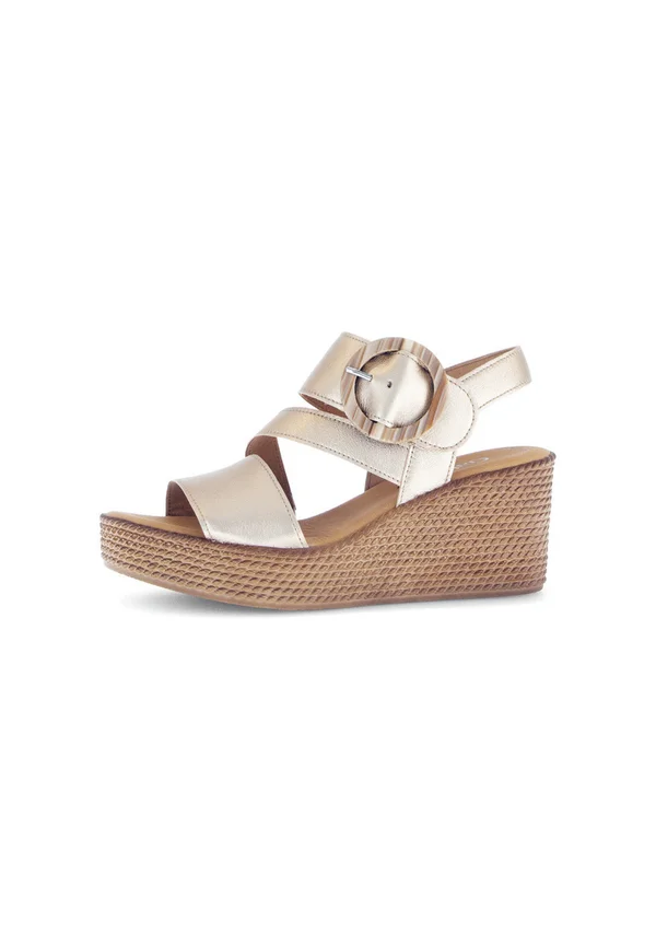 Keilsandalette - beige