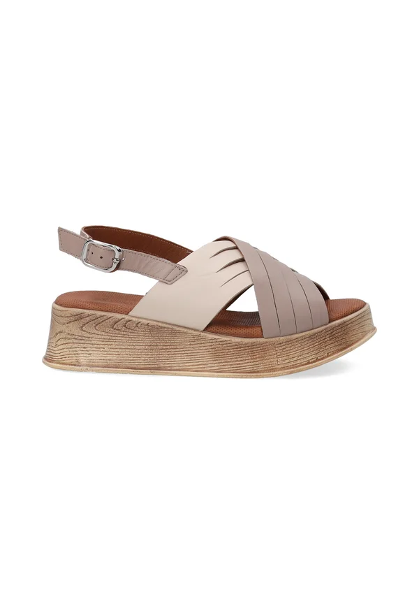 Keilsandalette - beige