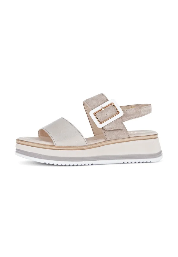 Keilsandalette - beige