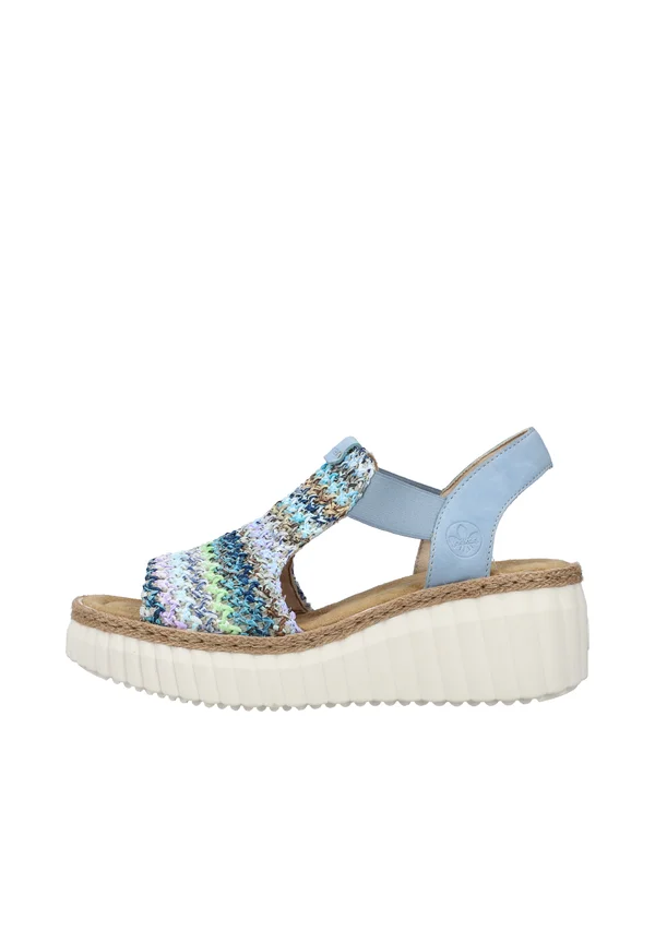 Keilsandalette - bunt