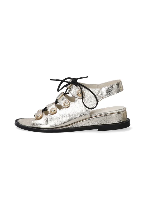 Keilsandalette - gold