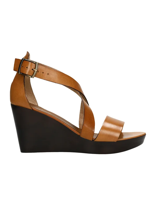 Keilsandalette - light brown